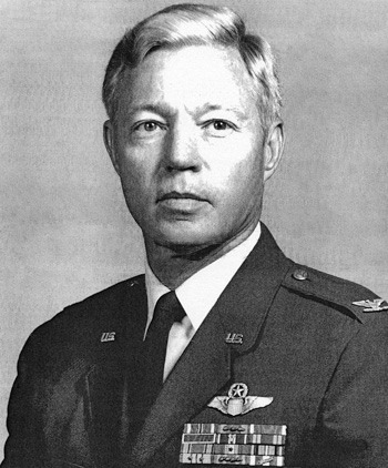 Man in a decorated U.S. Air Force suit.