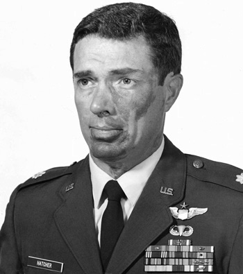 Man in a decorated U.S. Air Force suit.