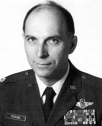 Man in a decorated U.S. Air Force suit. 