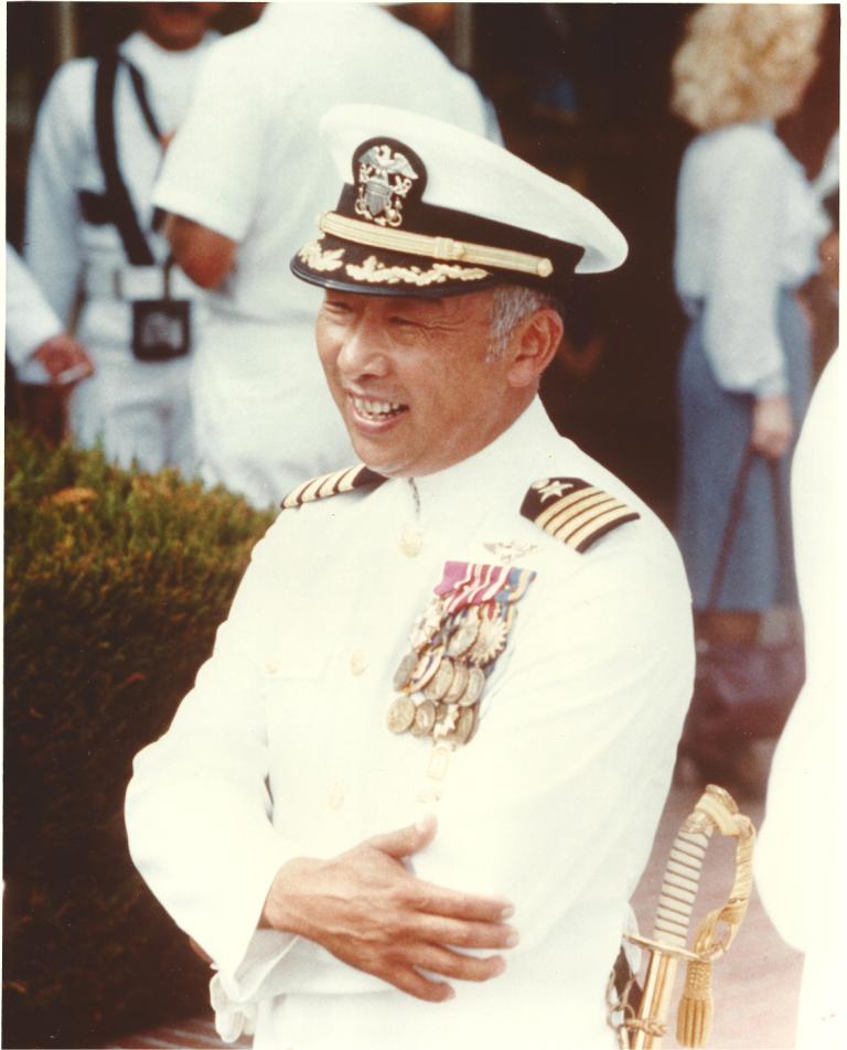 Man in a military uniform.