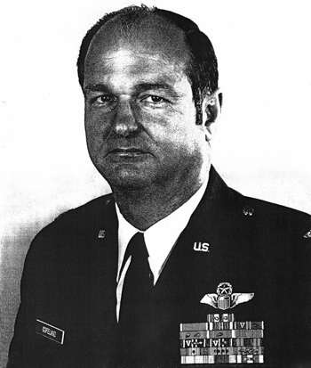 Man in a decorated U.S. Air Force suit.