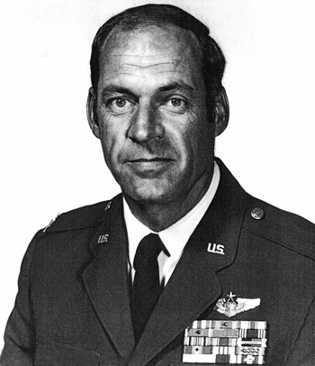 Man in a decorated U.S. Air Force suit.