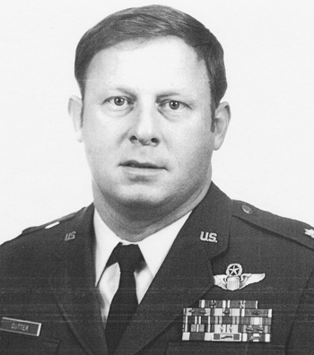 Man in a decorated U.S. Air Force suit.