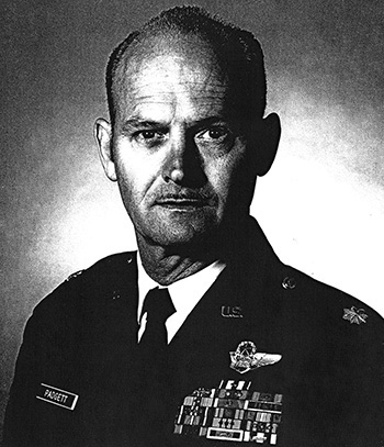 Man in a decorated U.S. Air Force suit. 