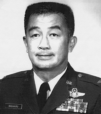 Male in a military uniform.