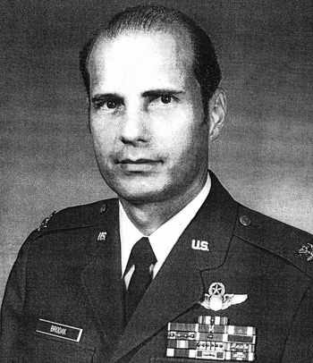 Man in a decorated U.S. Air Force suit.