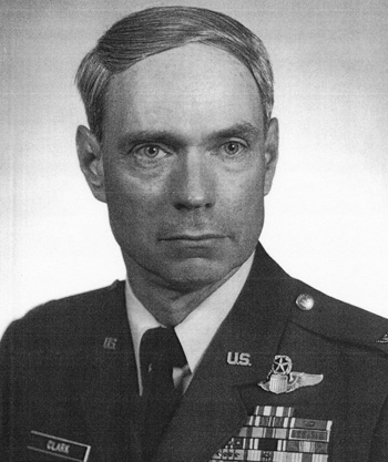 Man in a decorated U.S. Air Force suit.