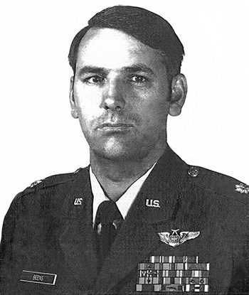 Man in a decorated U.S. Air Force suit.