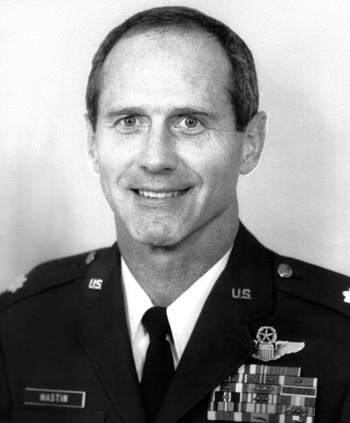 Man in a decorated U.S. Air Force suit.