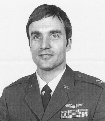 Man in a decorated U.S. Air Force suit.