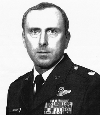 Man in a decorated U.S. Air Force suit.