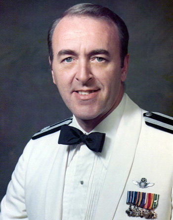 Man in a decorated U.S. Air Force suit. 