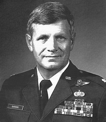 Man in a decorated U.S. Air Force suit.