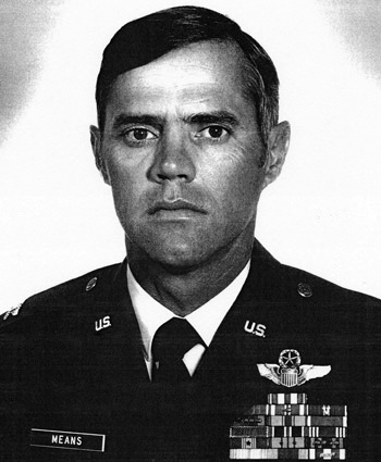 Man in a decorated U.S. Air Force suit.