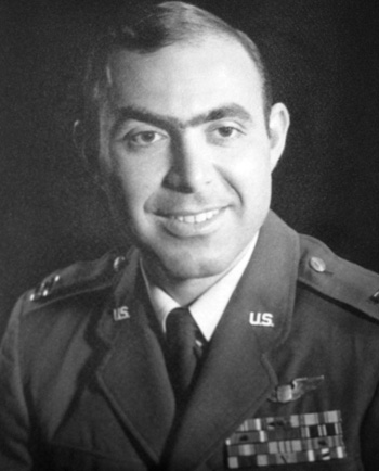 Man in a decorated U.S. Air Force suit.